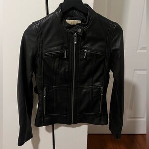 Michael Kors Black Leather Jacket